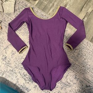 Yumiko Purple Leotard